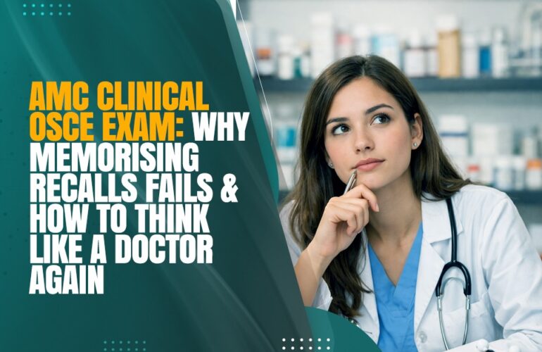 AMC Clinical OSCE Exam Why Memorising Recalls Fails & How to Think Like a Doctor Again