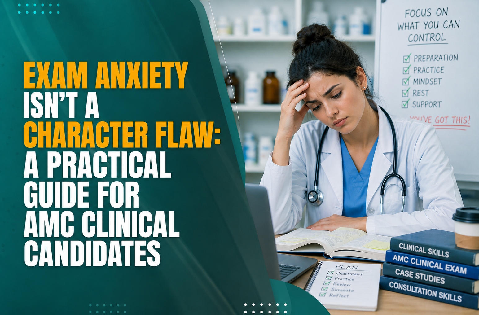 AMC clinical exam anxiety